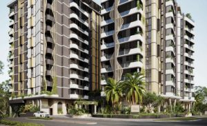 A development application for the creation of three new residential buildings in Kittyhawk Drive